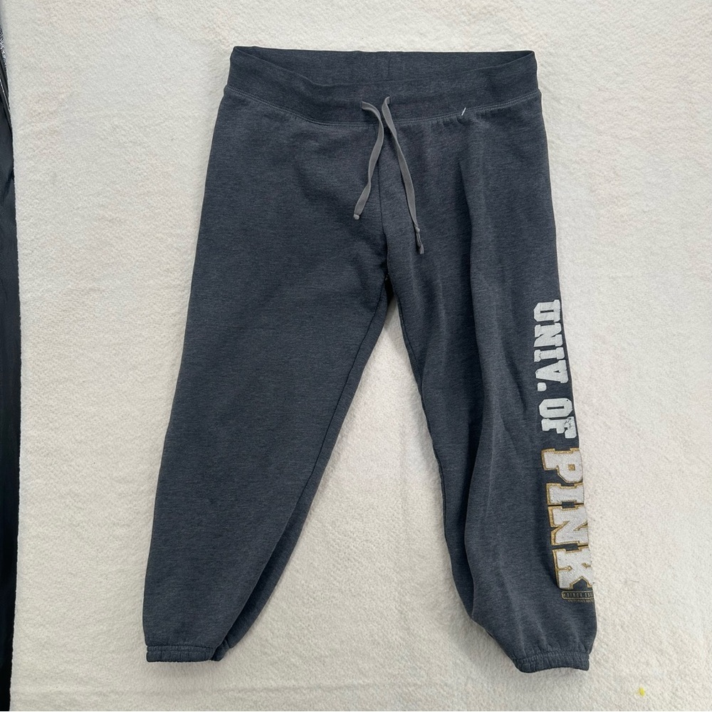 Y2K Vintage Victoria’s Secret Pink Gray Sweatpants